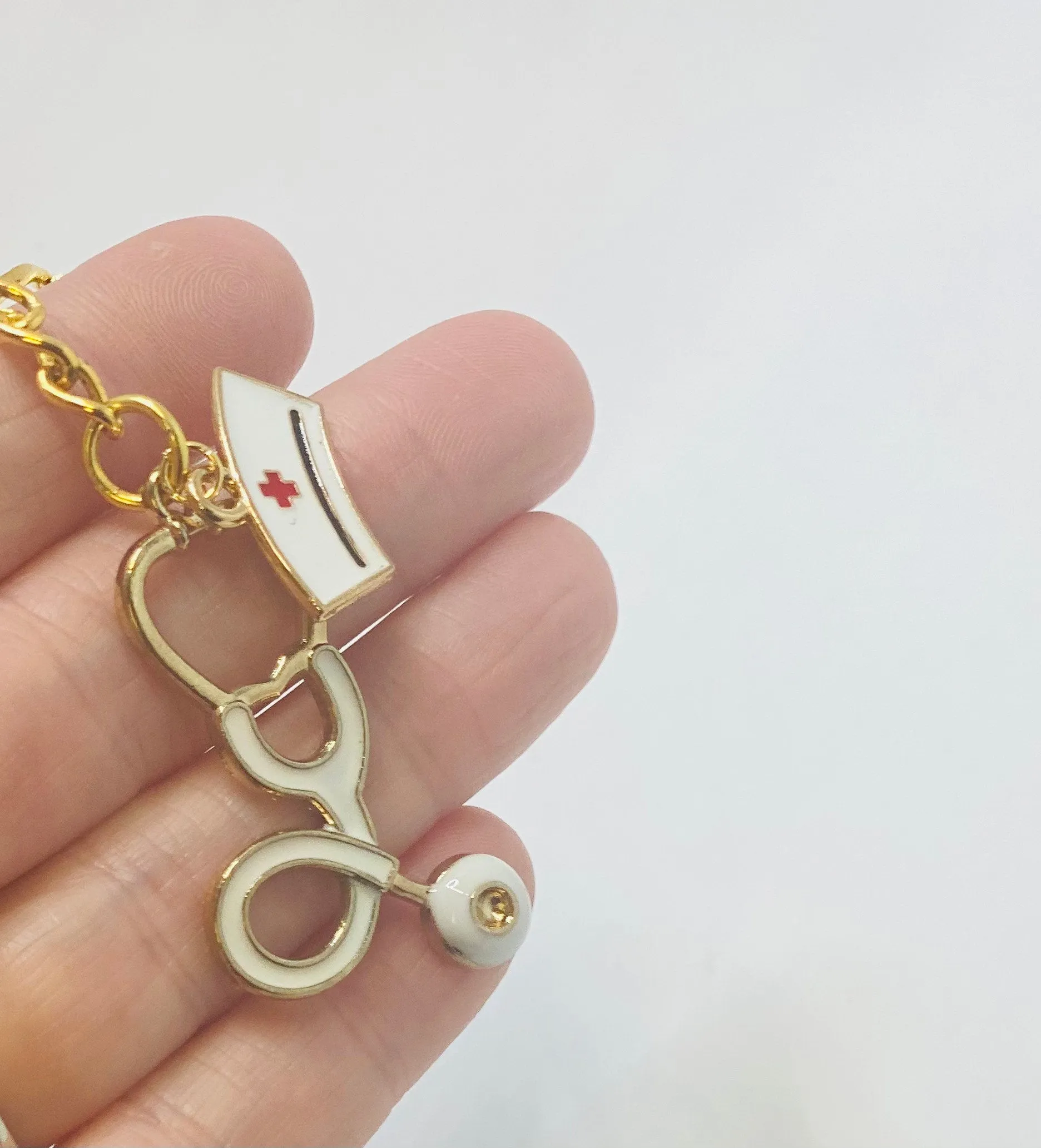 Nurse keychain, Nurse gift, Nurse key chain, Nurse appreciation, Medical key ring, Stethoscope keychain, Medical keychain, Thank you nurse