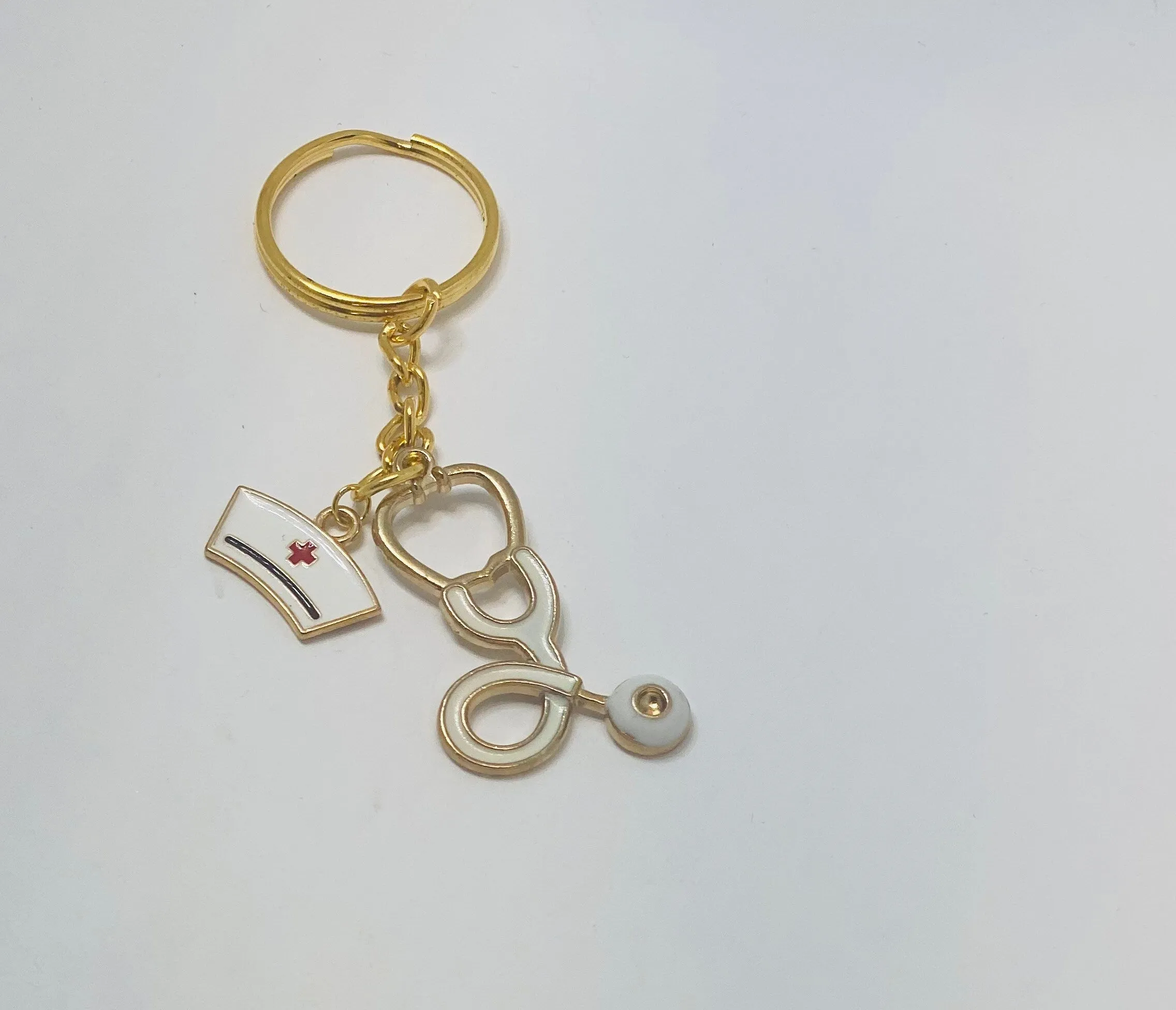 Nurse keychain, Nurse gift, Nurse key chain, Nurse appreciation, Medical key ring, Stethoscope keychain, Medical keychain, Thank you nurse