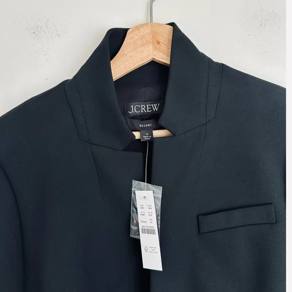 NWT • J. Crew • Regent Blazer in Four-Season Stretch in Black