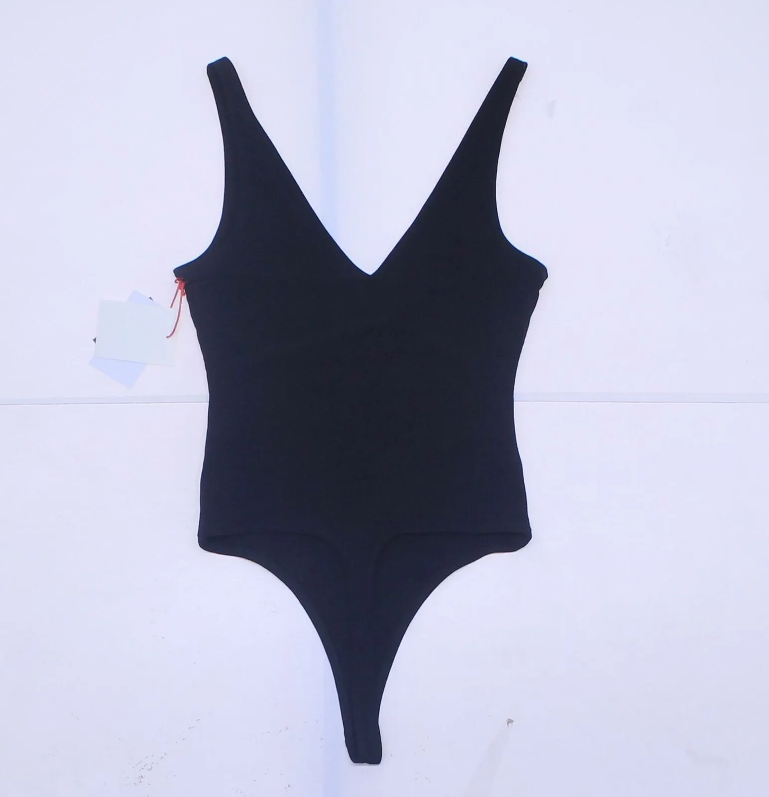 NWT Open Edit Women's V-Neck Bodysuit. ED403923MI XX-Small