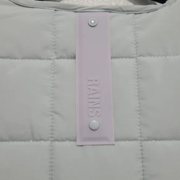 NWT Rains Puffy Liner Vest in Sky Blue - Size L
