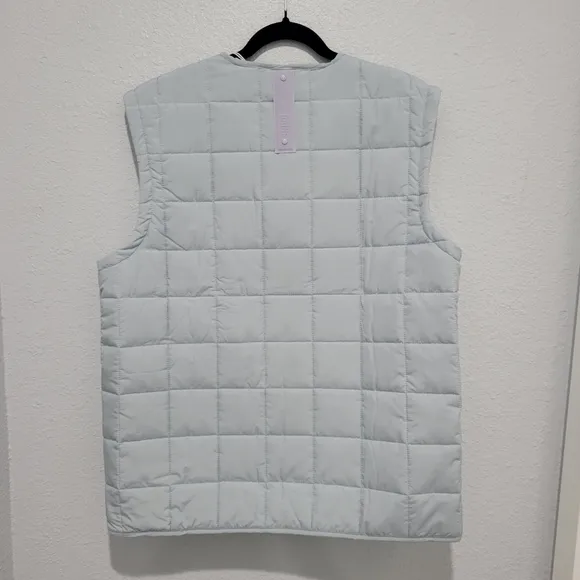 NWT Rains Puffy Liner Vest in Sky Blue - Size L