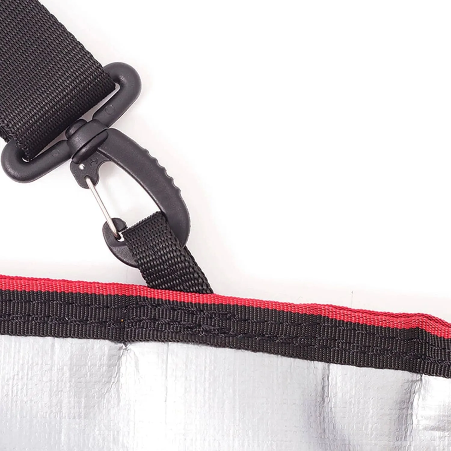 Ocean and Earth 8'6 Barry Basic Longboard Cover Bag - Silver/Red