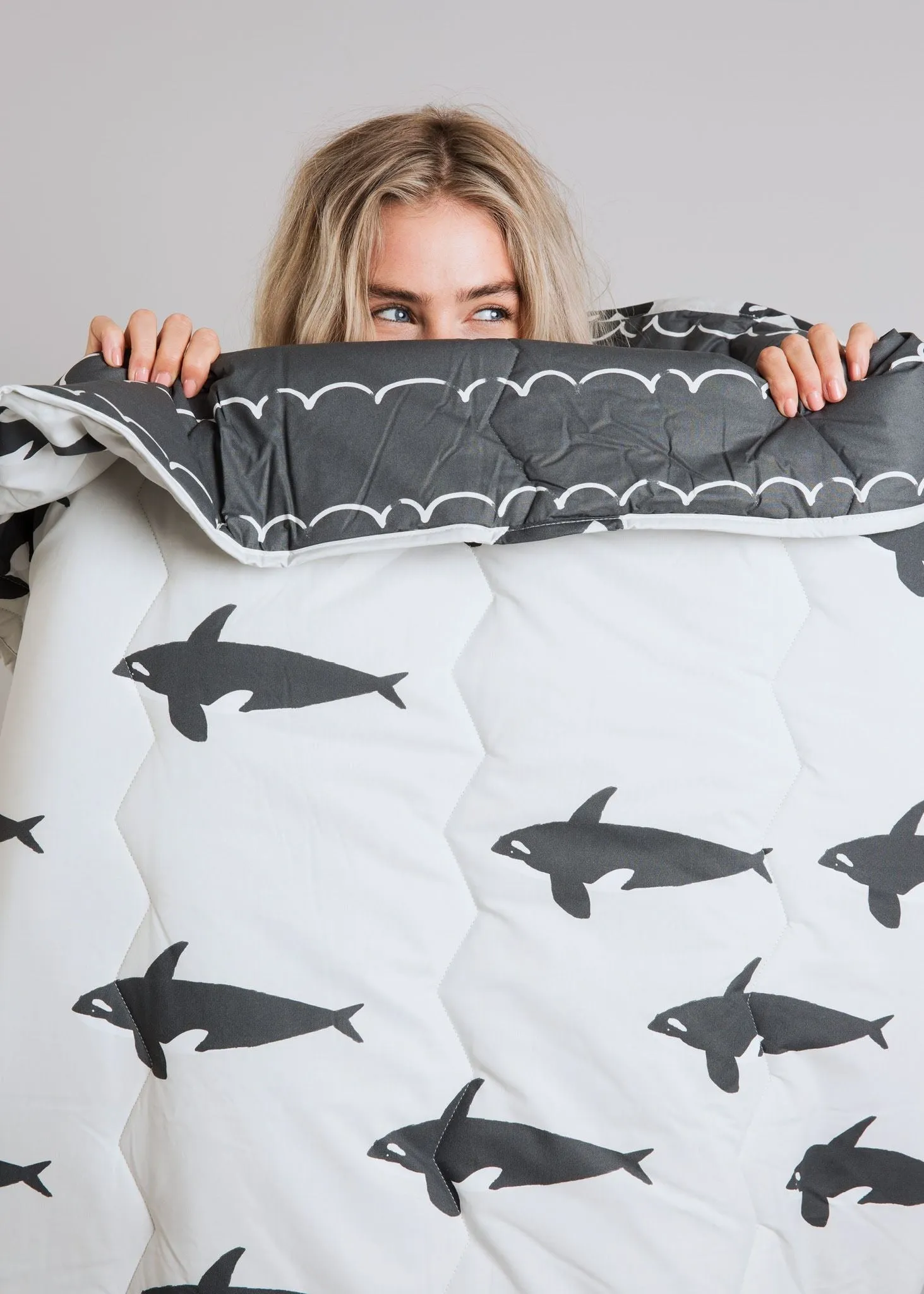 Orca Organic Cotton Sleeping Bag (Grey)