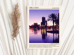 Orlando Minimal Wall Art, United States