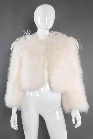 Ostrich Feather Jacket