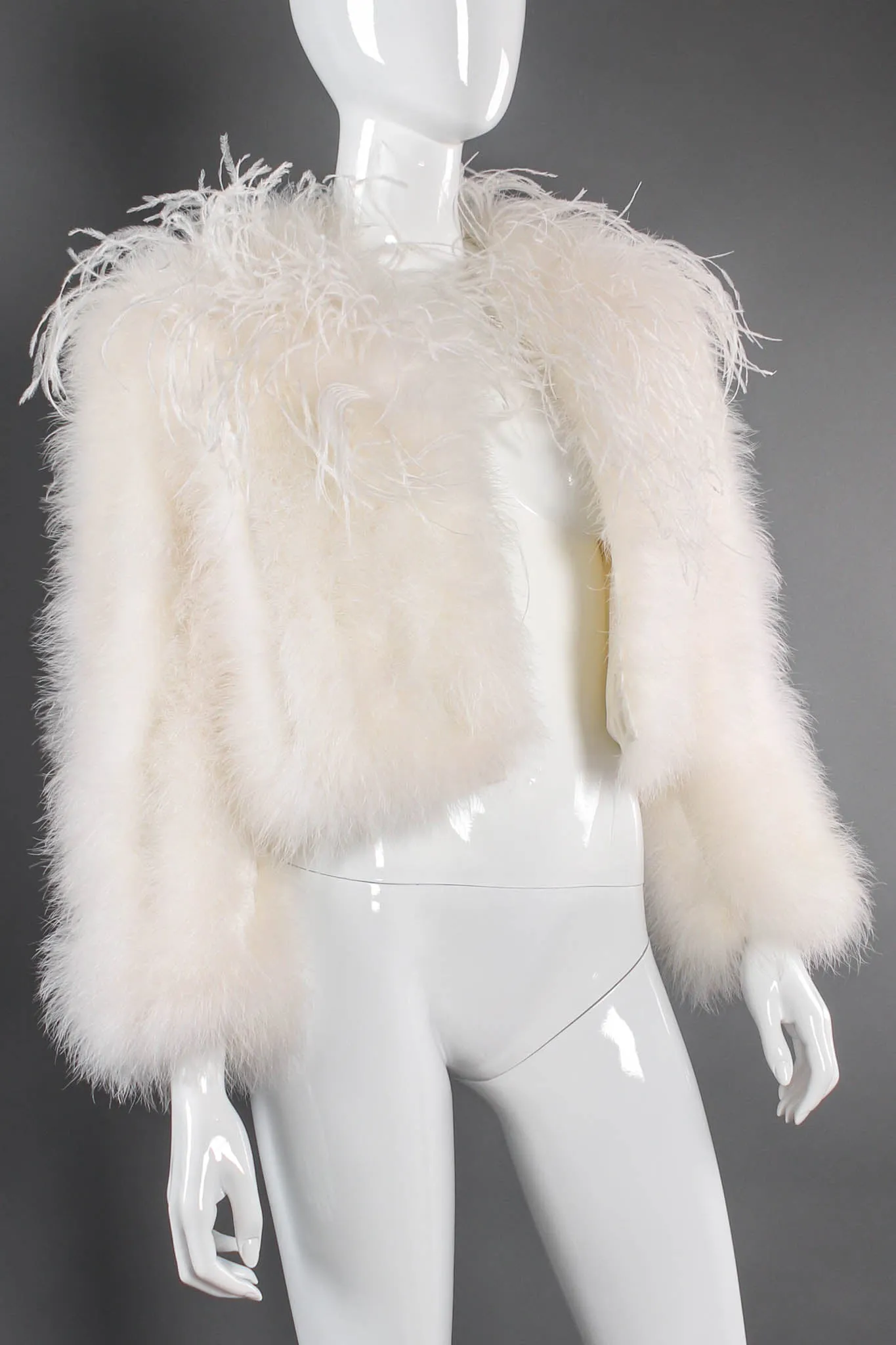 Ostrich Feather Jacket