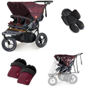 Out n About Nipper Double Duo Comfort Kit in Brambleberry Red