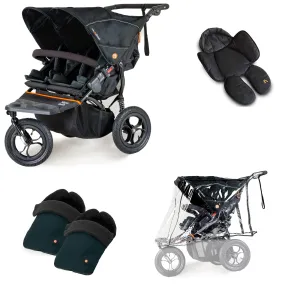 Out n About Nipper Double Duo Comfort Kit in Forest Black