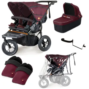 Out n About Nipper Double Duo Essentials Kit in Brambleberry Red