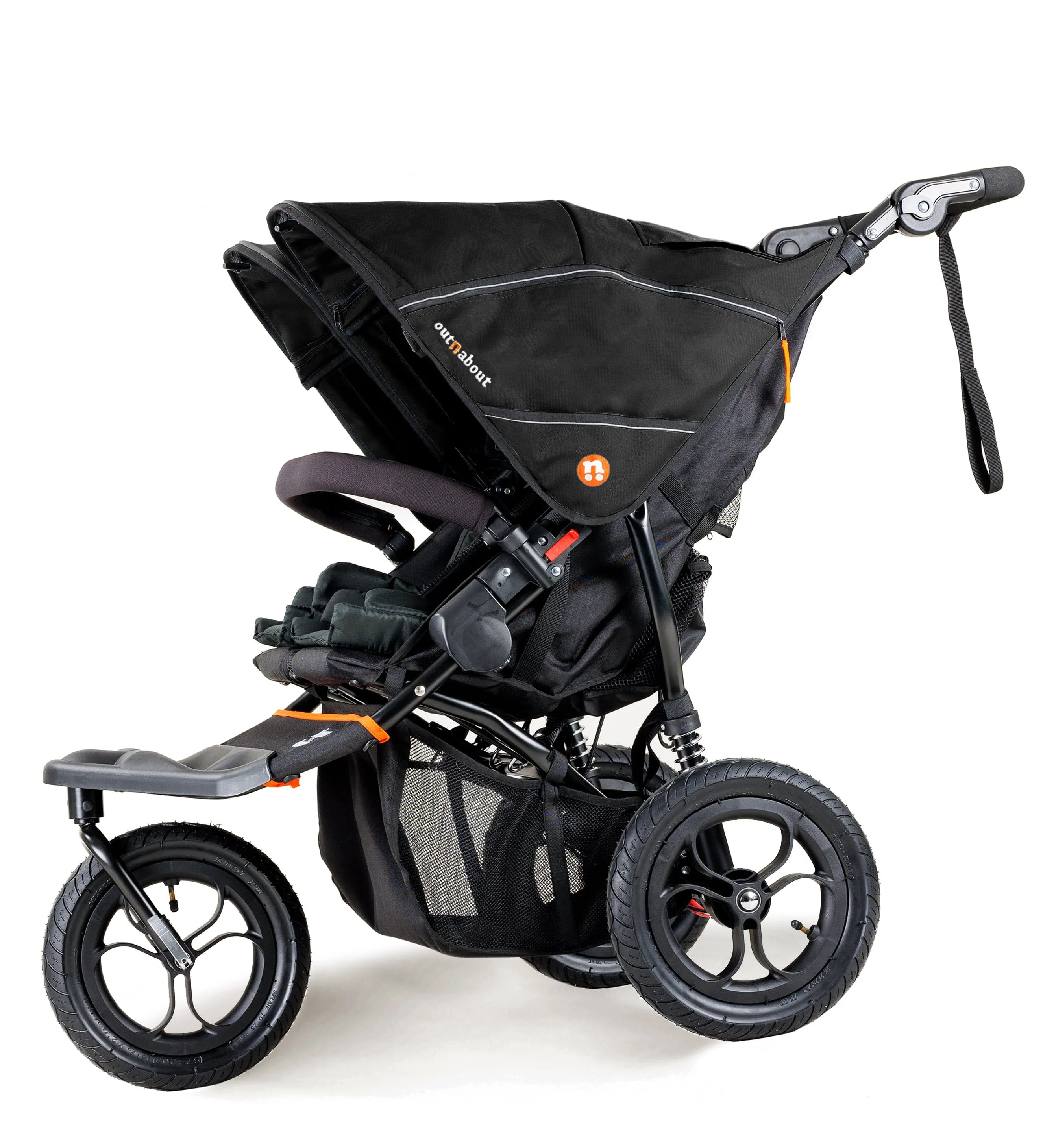 Out n About Nipper Double Duo Starter Bundle in Summit Black