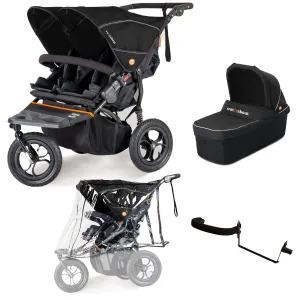 Out n About Nipper Double Duo Starter Bundle in Summit Black