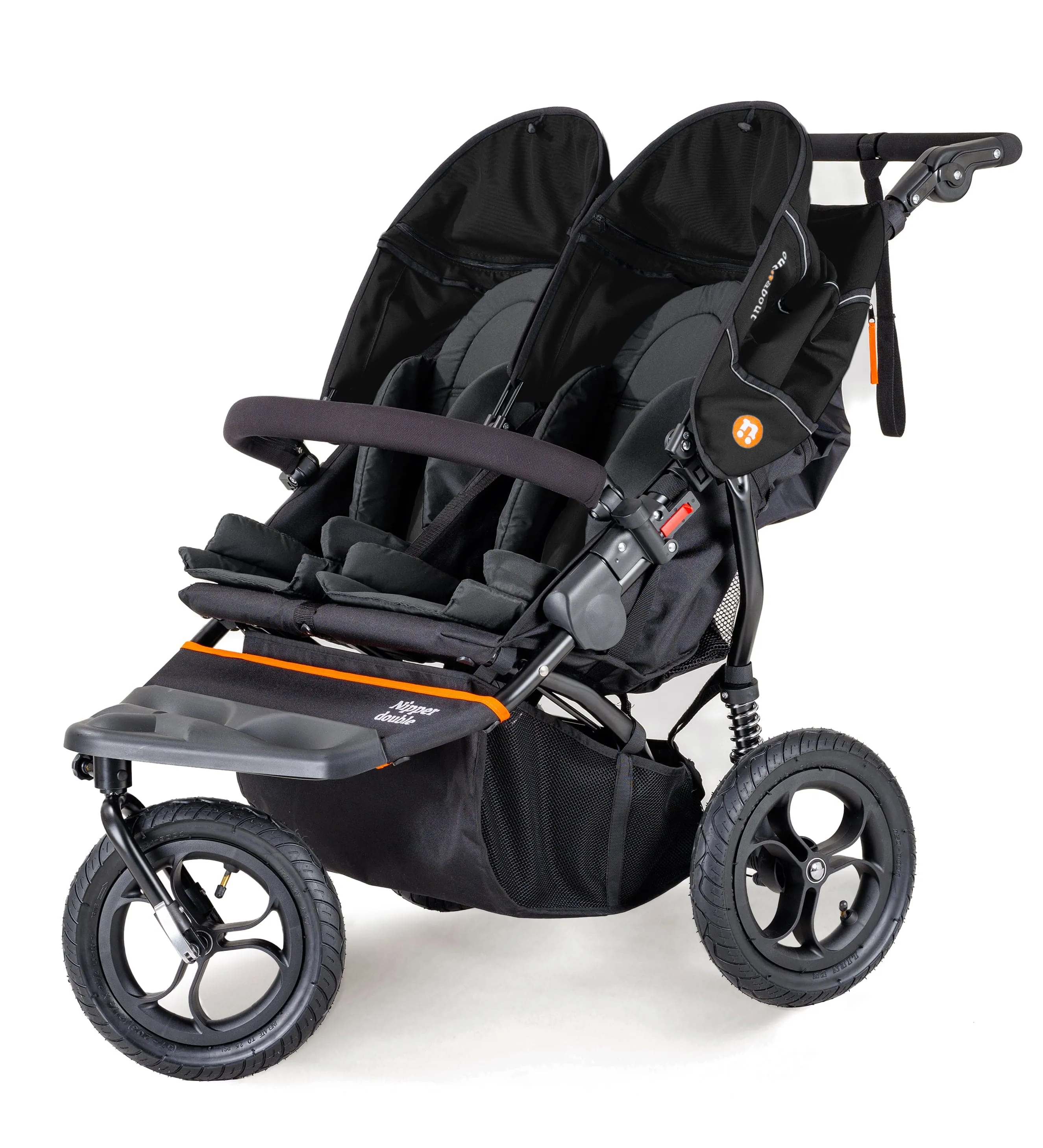 Out n About Nipper Double Duo Starter Bundle in Summit Black