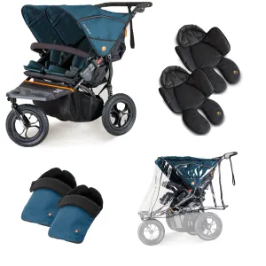 Out n About Nipper Double Twin Comfort Kit in Highland Blue