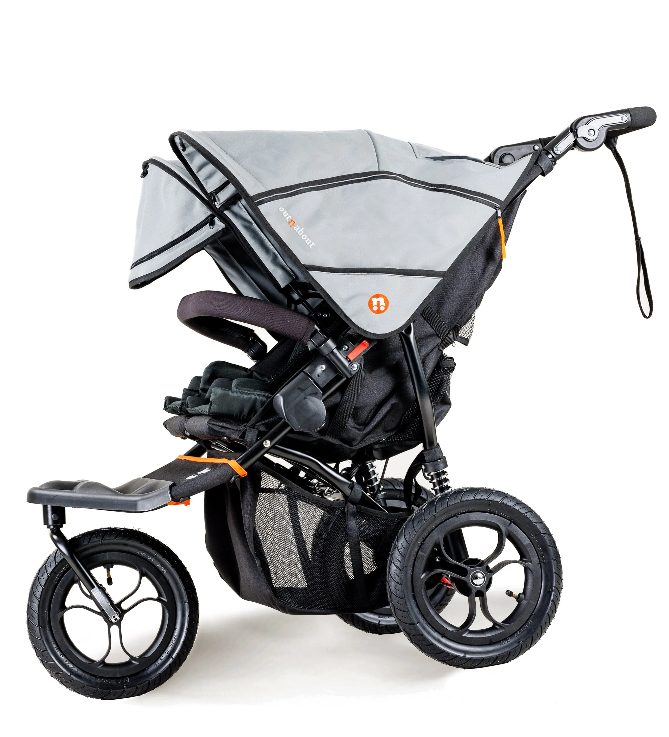 Out n About Nipper Double Twin Comfort Kit in Rock Salt Grey