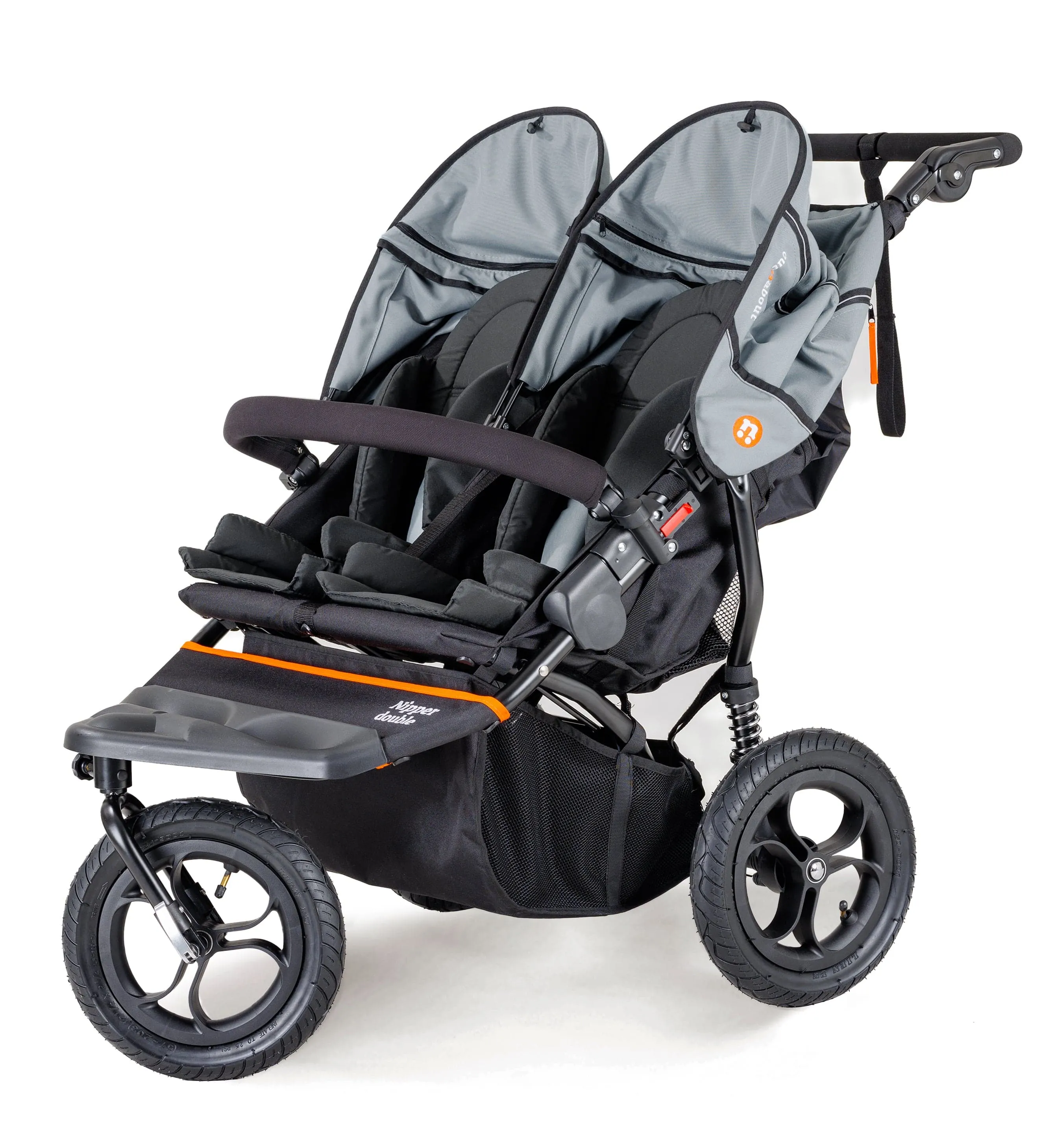 Out n About Nipper Double Twin Comfort Kit in Rock Salt Grey