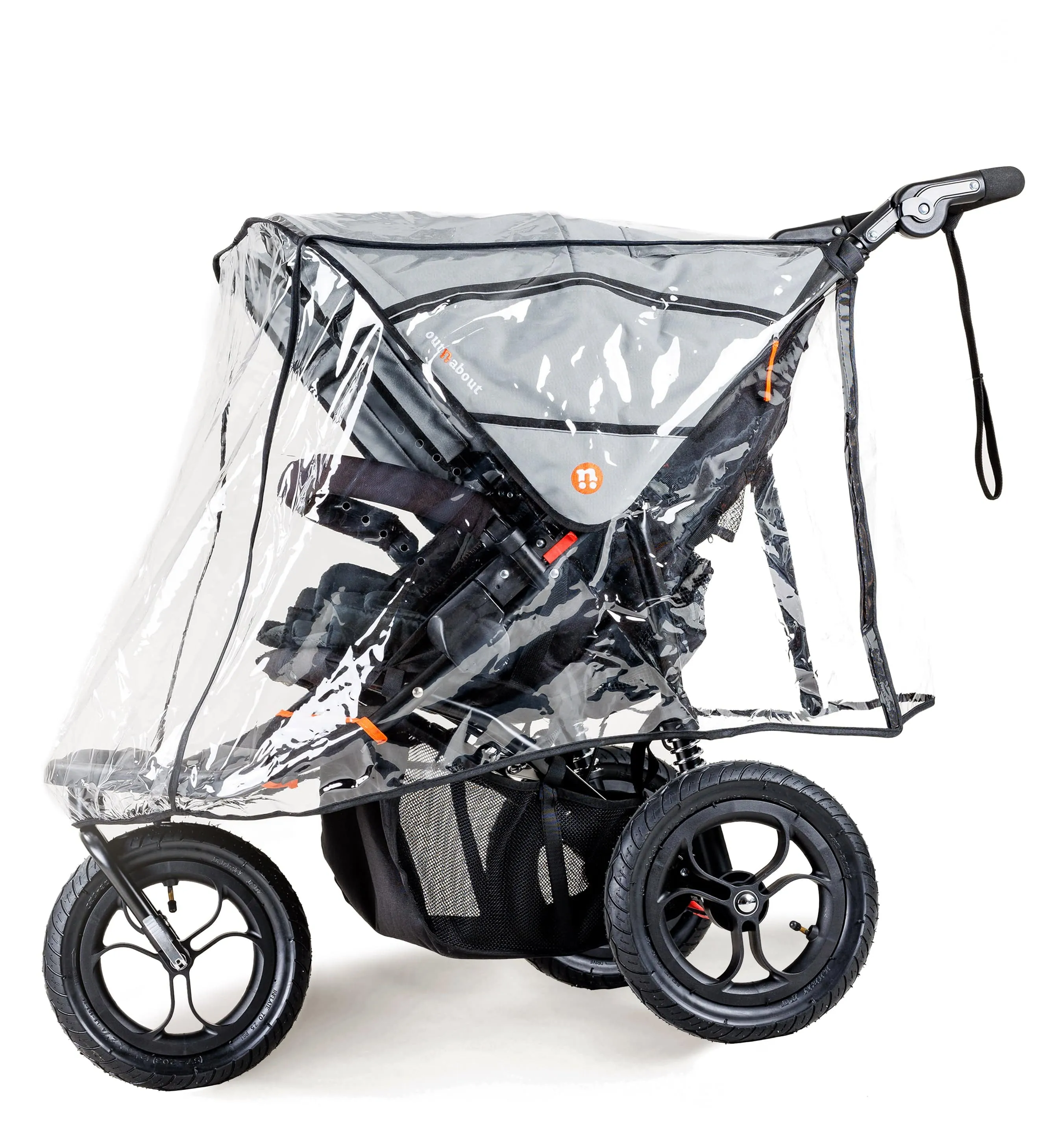 Out n About Nipper Double Twin Comfort Kit in Rock Salt Grey