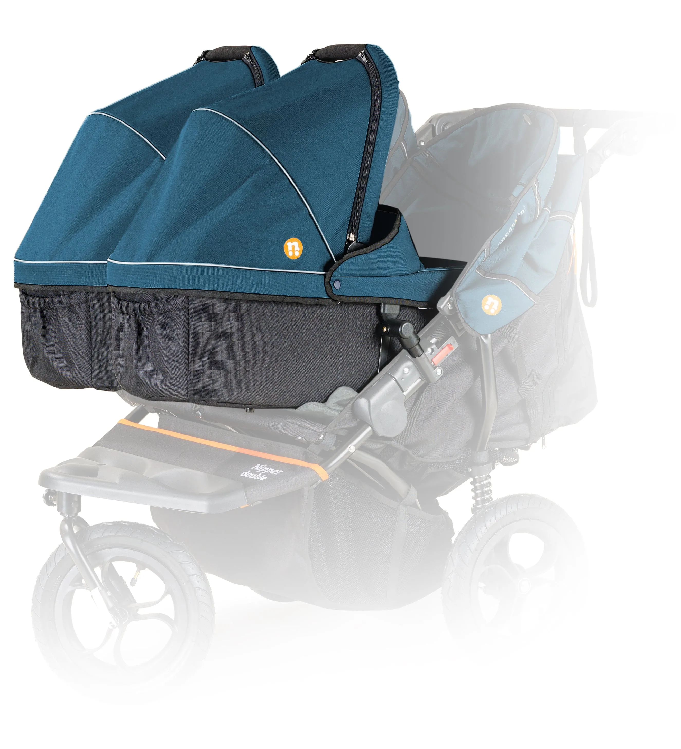 Out n About Nipper Double Twin Starter Bundle in Highland Blue