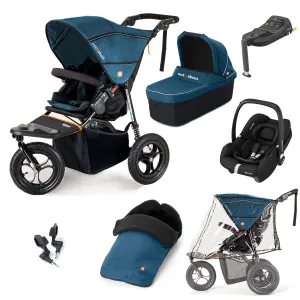 Out n About Nipper Single Maxi-Cosi Essential Bundle in Highland Blue