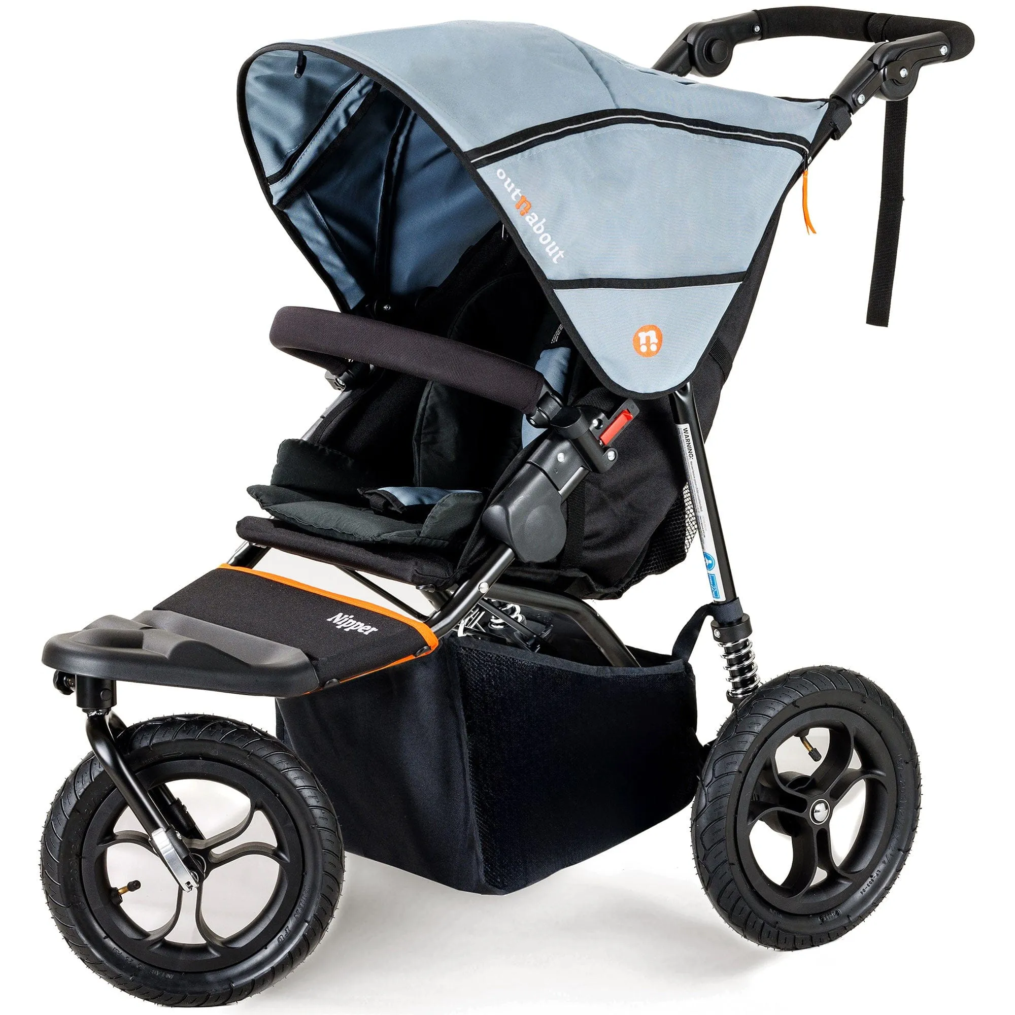 Out n About Nipper Single Maxi-Cosi Essential Bundle in Rock Salt Grey
