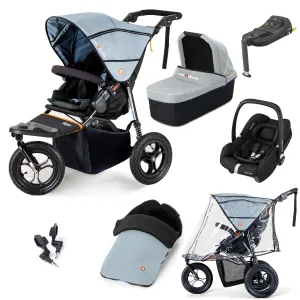 Out n About Nipper Single Maxi-Cosi Essential Bundle in Rock Salt Grey