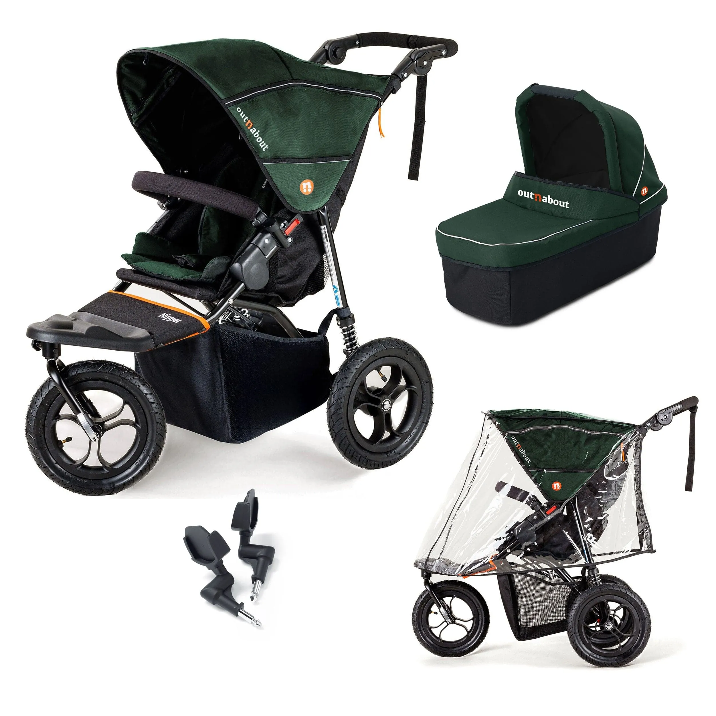 Out n About Nipper Single Starter Bundle in Sycamore Green