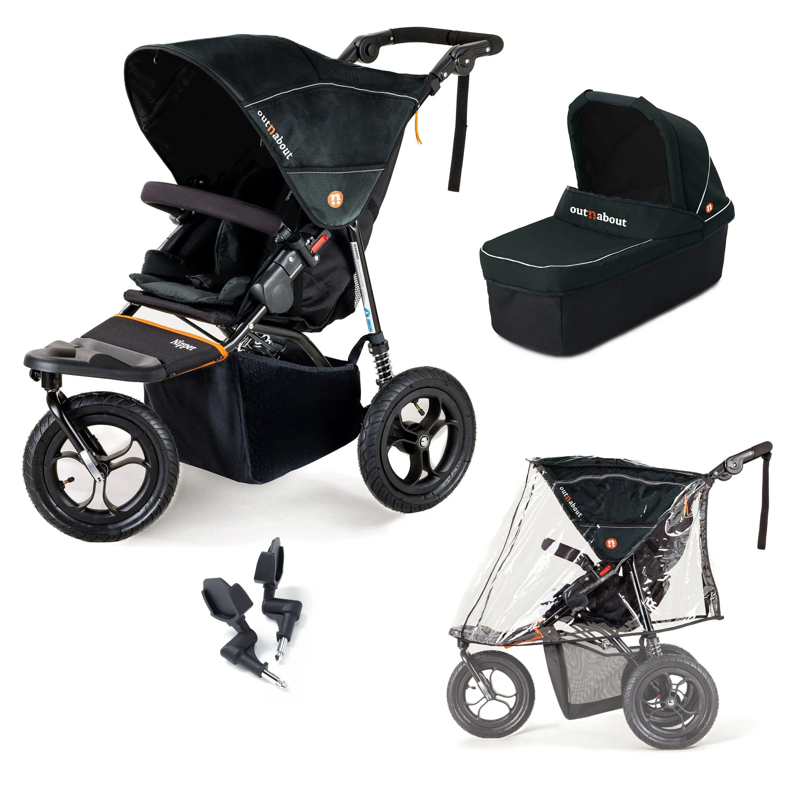 Out n About Nipper Single Starter Kit in Forest Black