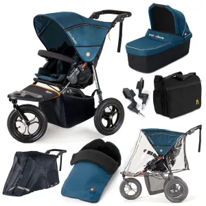 Out n About Nipper Single Ultimate Bundle in Highland Blue