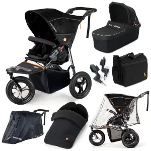 Out n About Nipper Single Ultimate Bundle in Summit Black
