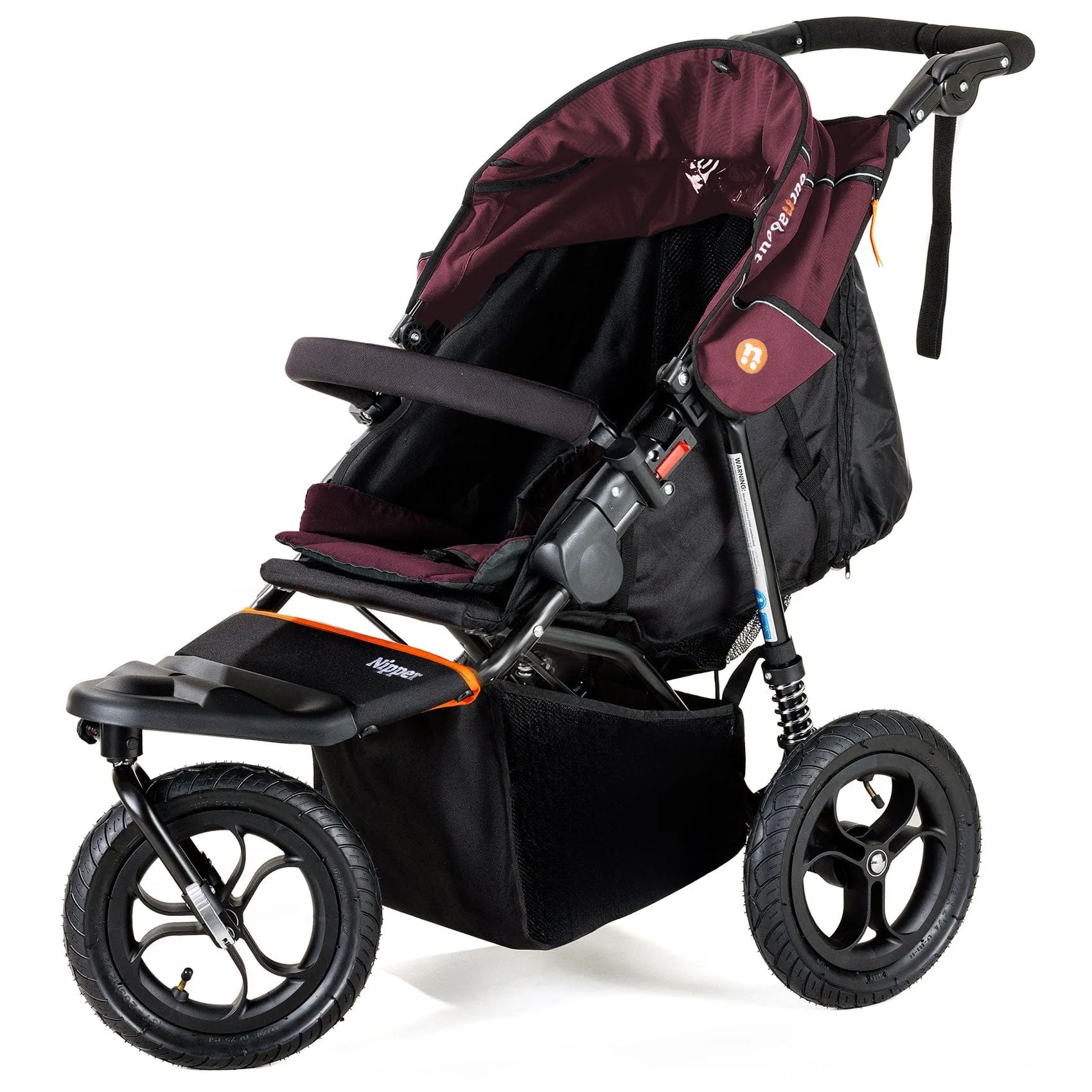 Out n About Nipper V5 Pushchair Brambleberry Red