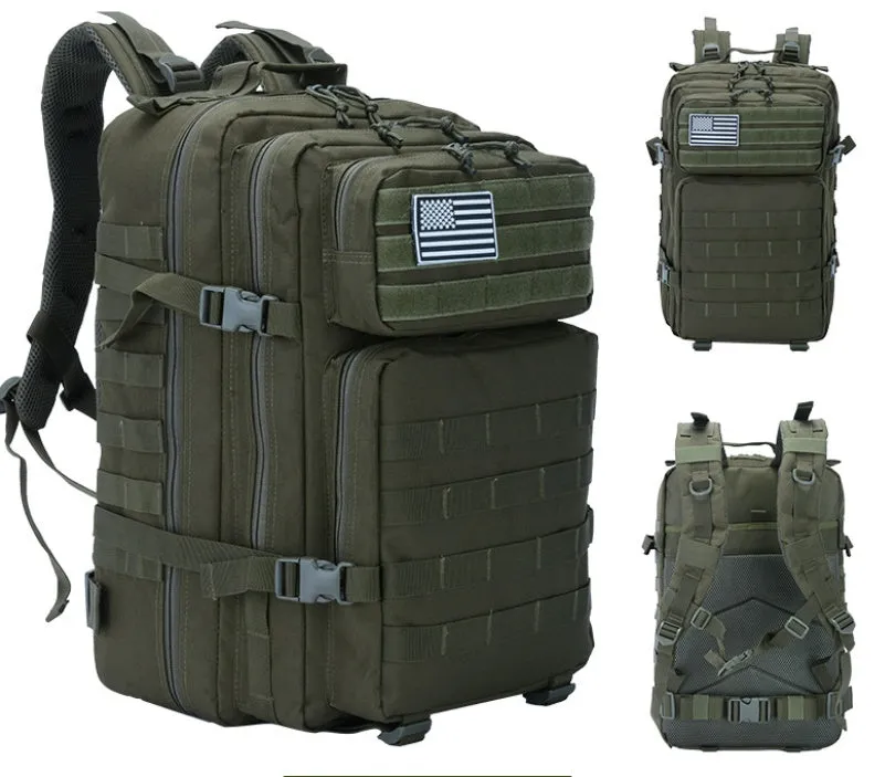 Outdoor Mountaineering Tactical Bag – Army-Style Leisure, Travel, & Computer Bag for Individual Soldiers