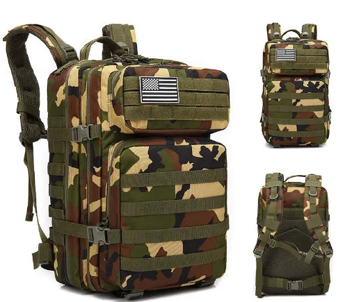 Outdoor Mountaineering Tactical Bag – Army-Style Leisure, Travel, & Computer Bag for Individual Soldiers