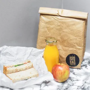 Outdoor waterproof paper lunch bag