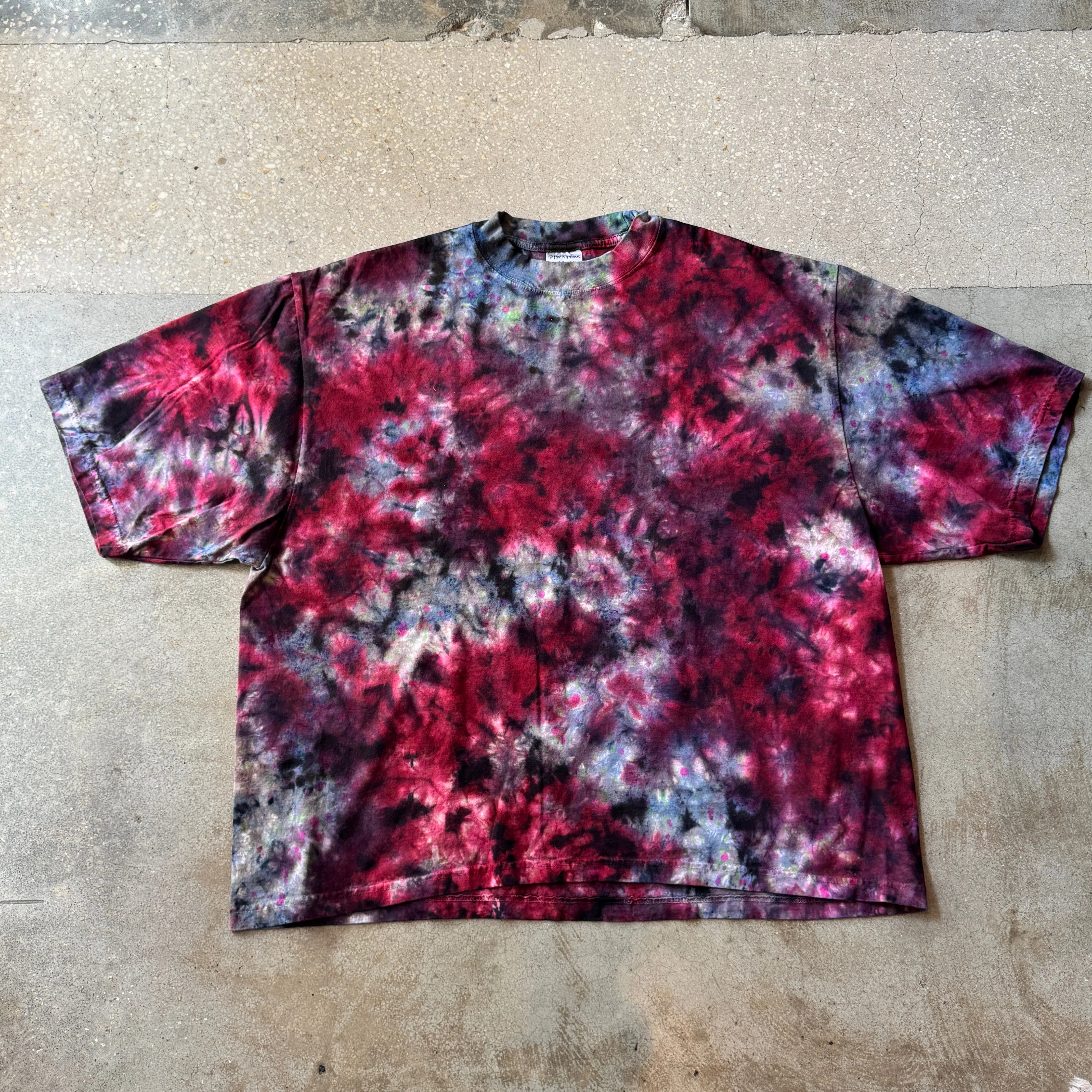 Oversized Shaka Wear Tie Dye T's - Dark Water Tie Dye