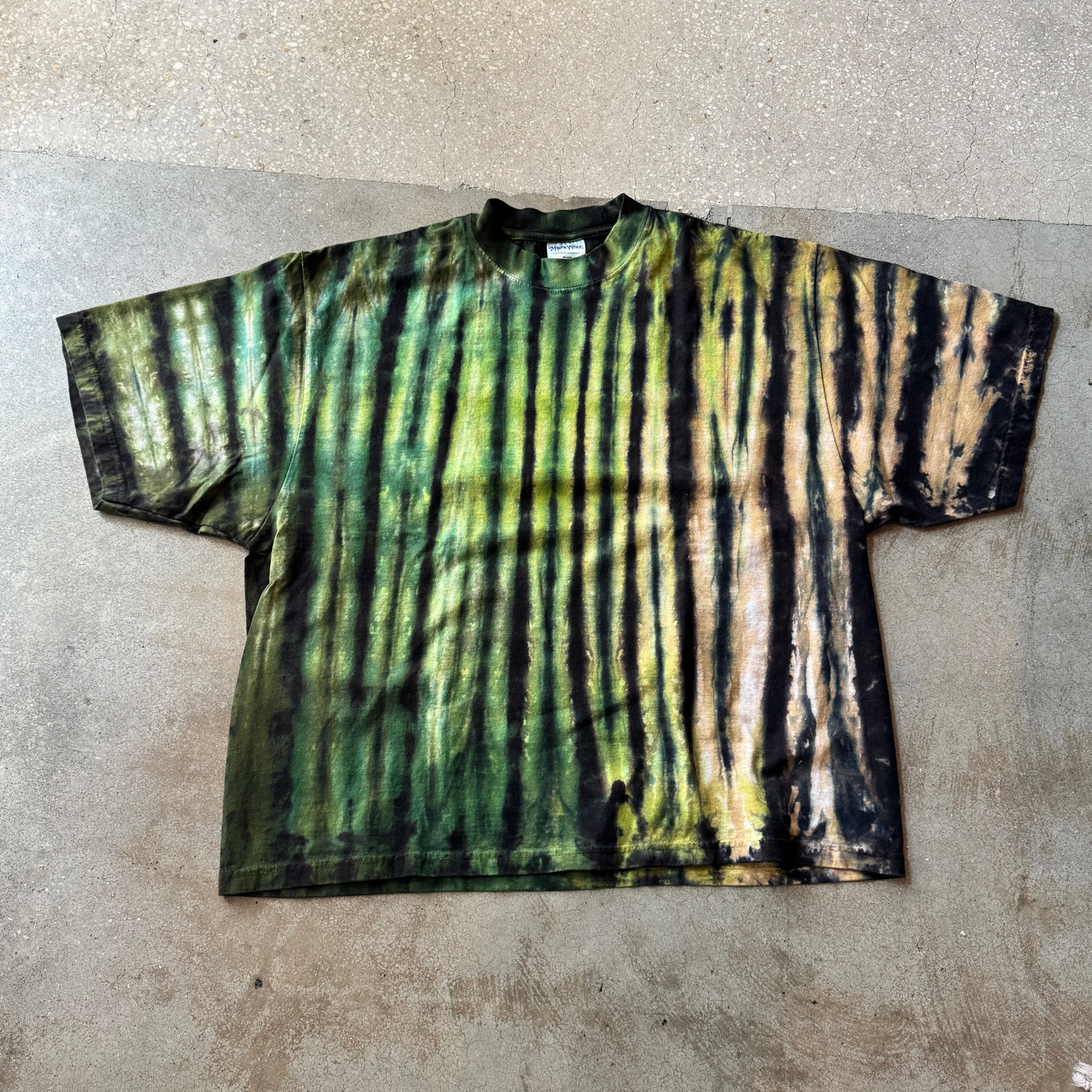 Oversized Shaka Wear Tie Dye T's - Dark Water Tie Dye