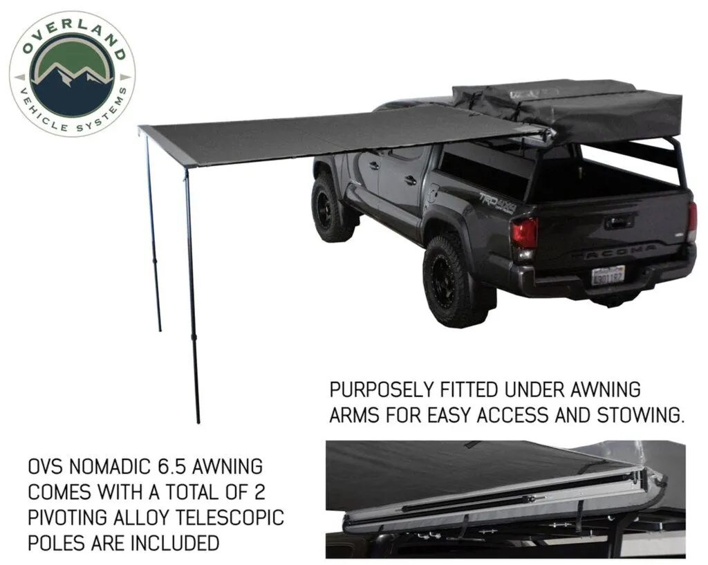 OVS Nomadic Awning 2.5 - 8.0' With Black Cover Universal