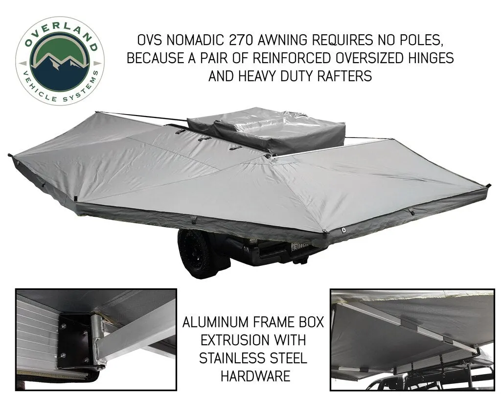 OVS Nomadic Awning 270 Awning & Wall 1, 2, & 3, Mounting Brackets - Passenger Side