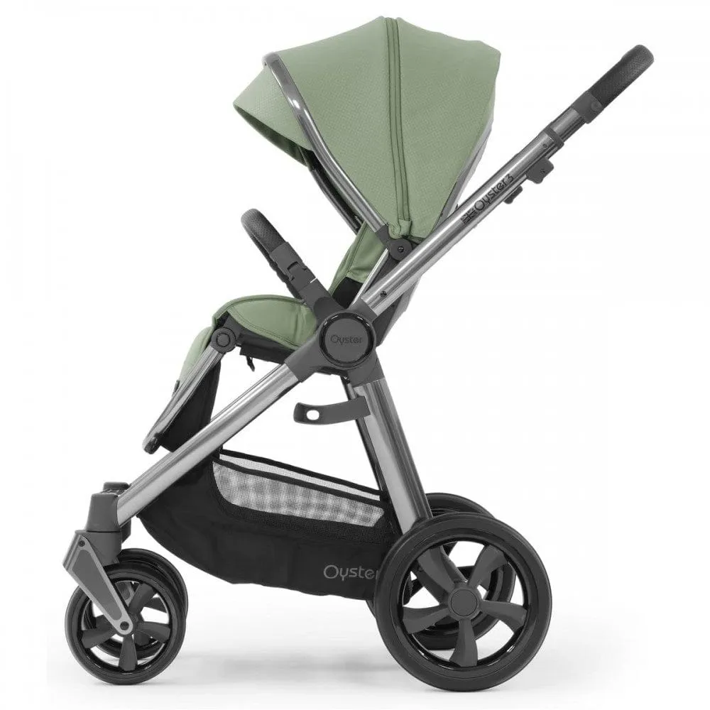 Oyster 3 Luxury CabrioFix i-Size Bundle (7pc Set) - Gun Metal / Spearmint