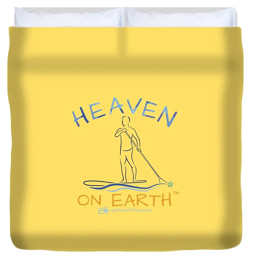 Paddle Board Heaven On Earth - Duvet Cover