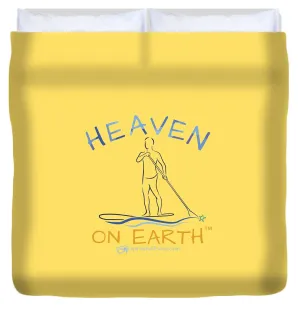 Paddle Board Heaven On Earth - Duvet Cover