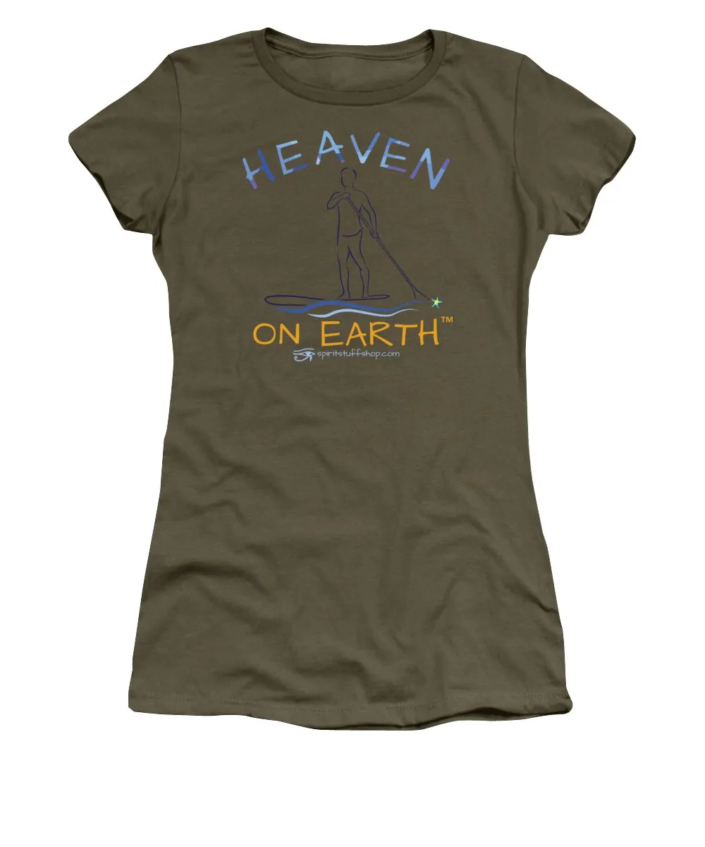 Paddle Board Heaven On Earth - Women's T-Shirt