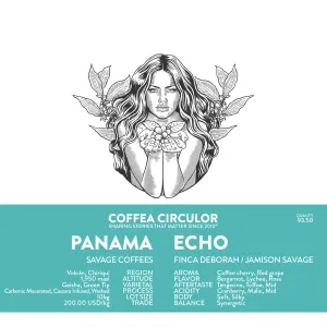 PANAMA Savage Coffees Finca Deborah Echo Geisha Carbonic Macerated Cascara Infused Washed