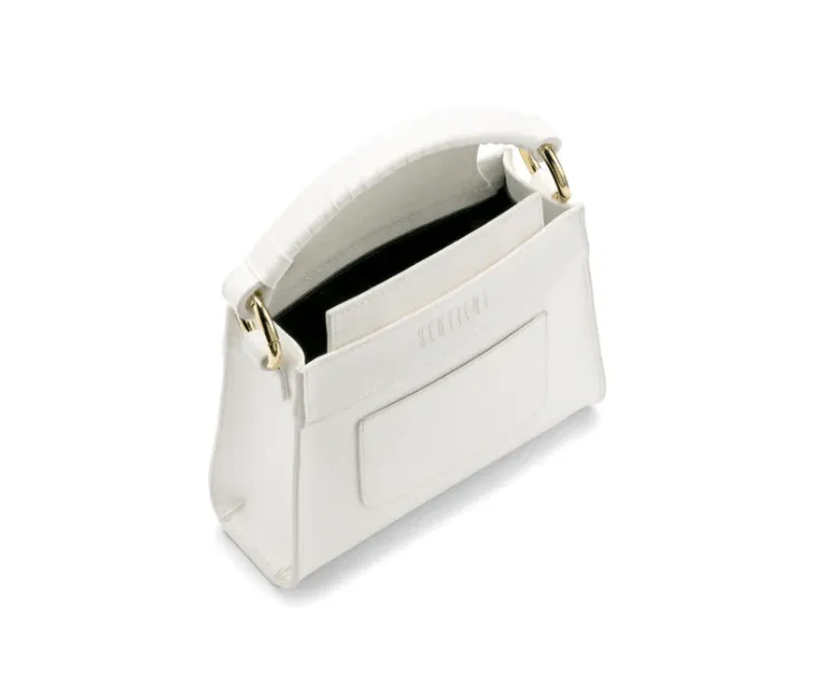 Panthera MIRUM® Vegan Leather Mini Tote | White