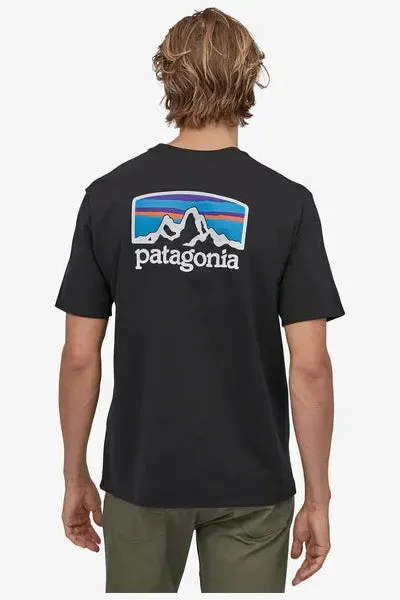PATAGONIA FITZ ROY HORIZONS RESPONSIBILI TEE - BLACK