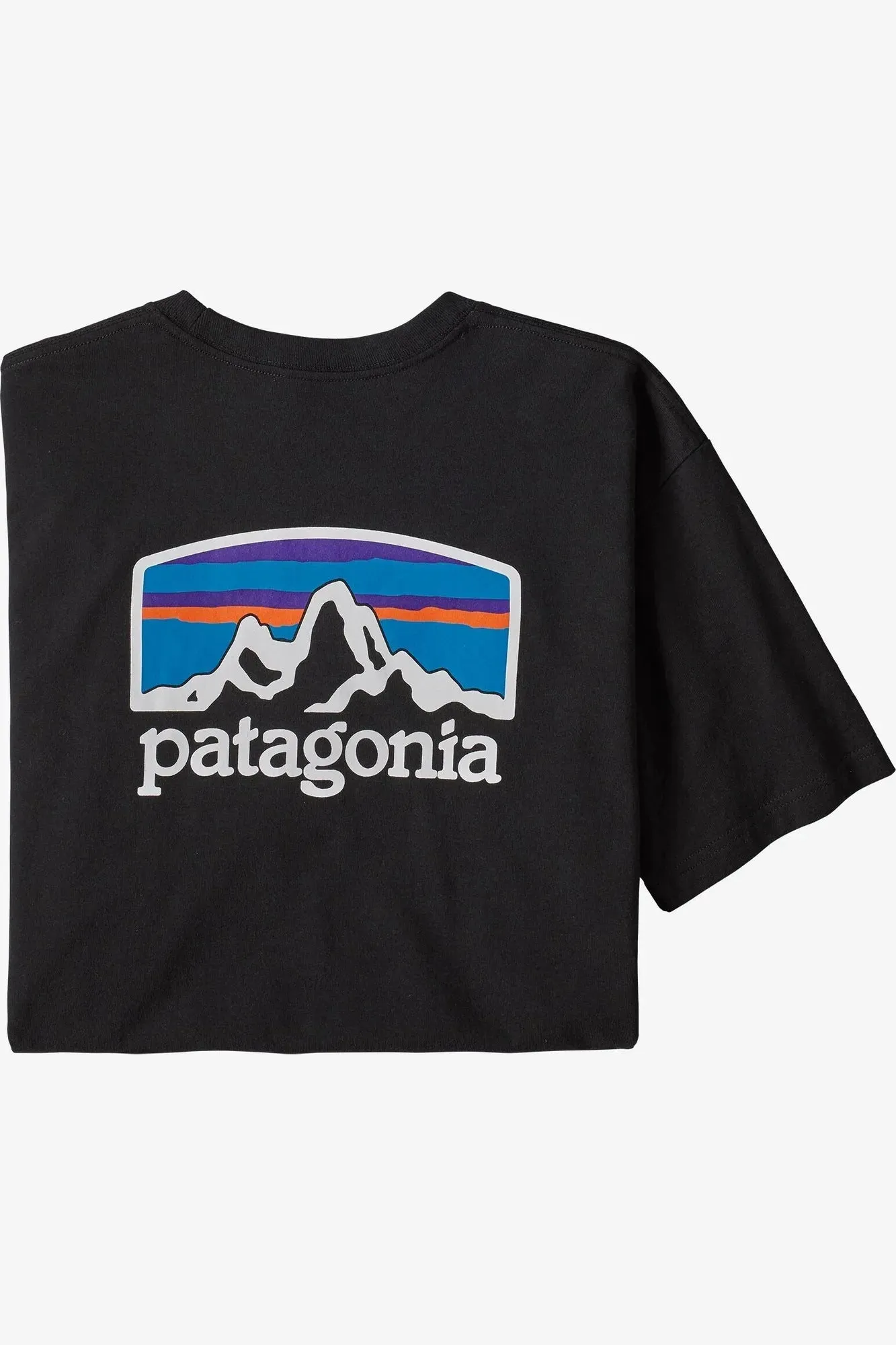 PATAGONIA FITZ ROY HORIZONS RESPONSIBILI TEE - BLACK