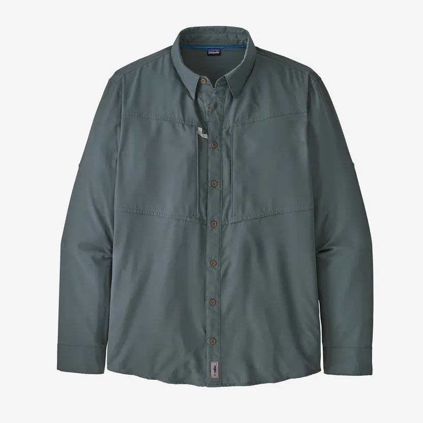 Patagonia M's L/S Sol Patrol Shirt- Plume Grey