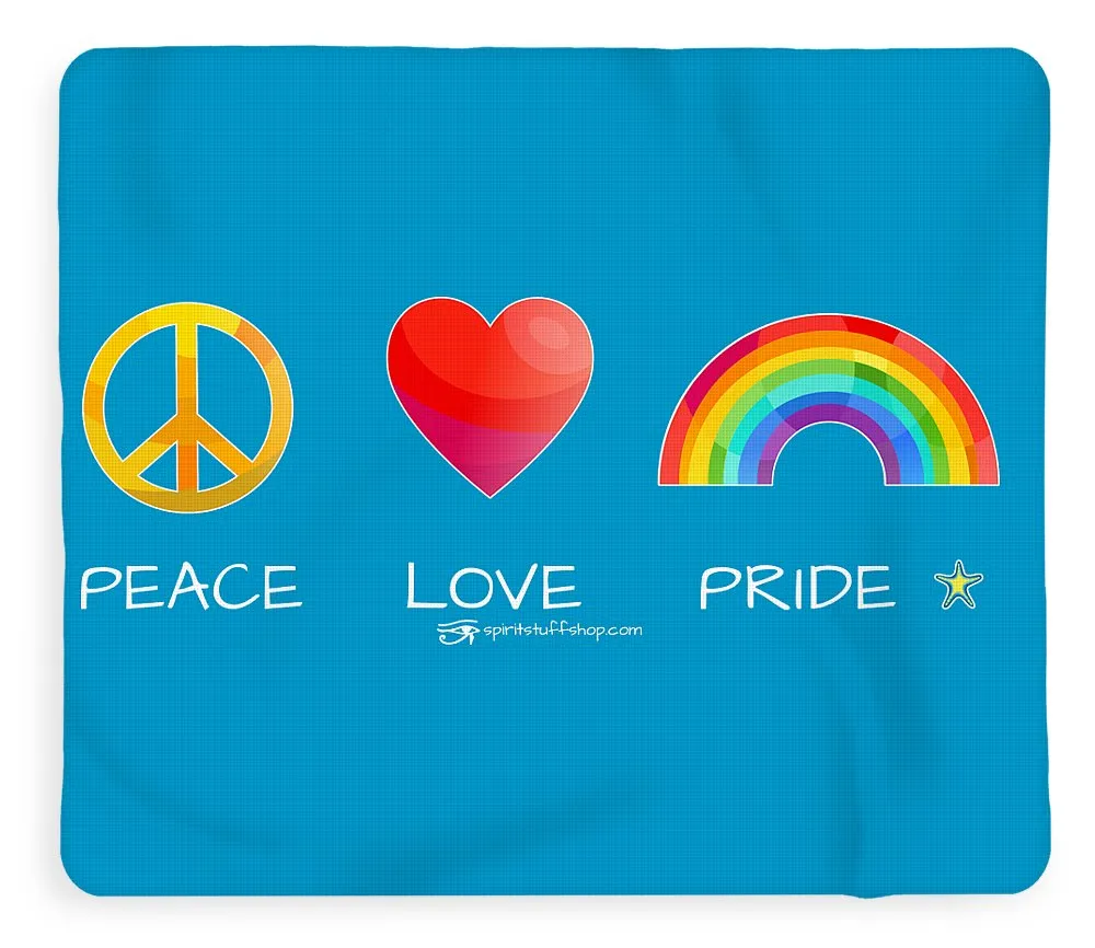 Peace Love And Pride - Blanket