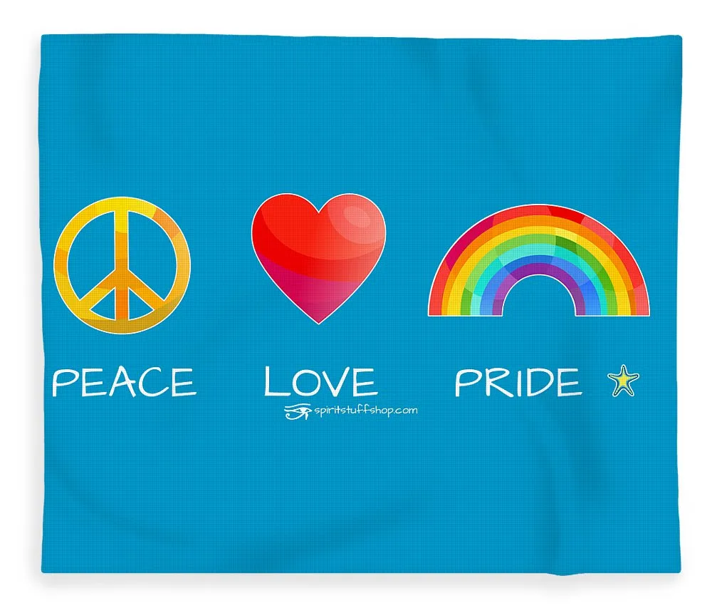 Peace Love And Pride - Blanket