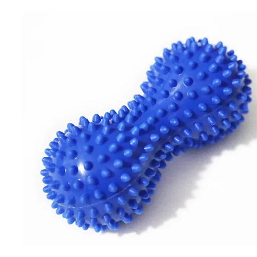 Peanut Shape  Spiky Massager Trigger Point Yoga Sport Fitness Ball