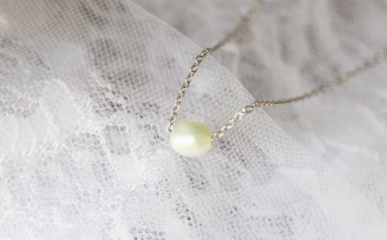 Pearl Necklace Gold, Bestie Necklace, BFF Gift, Friendship Necklace, Bestfriend Gift, Best friend Birthday gift, Friend birthday,(02-001)